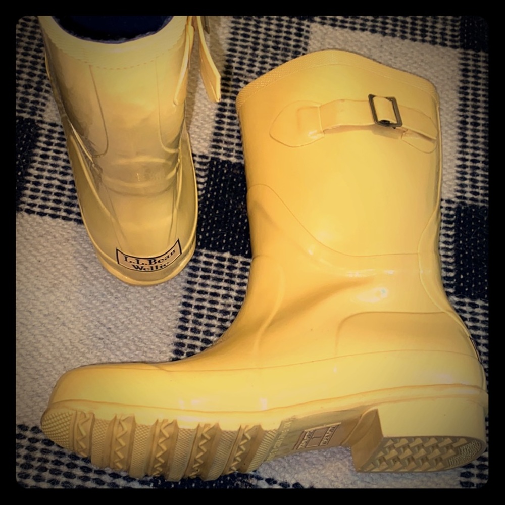 NWOT LLBean Wellies w/liners